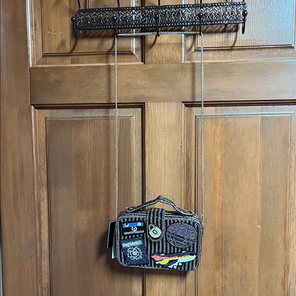 From India to You Colorful Patchwork Travel beaded Crossbody Bag